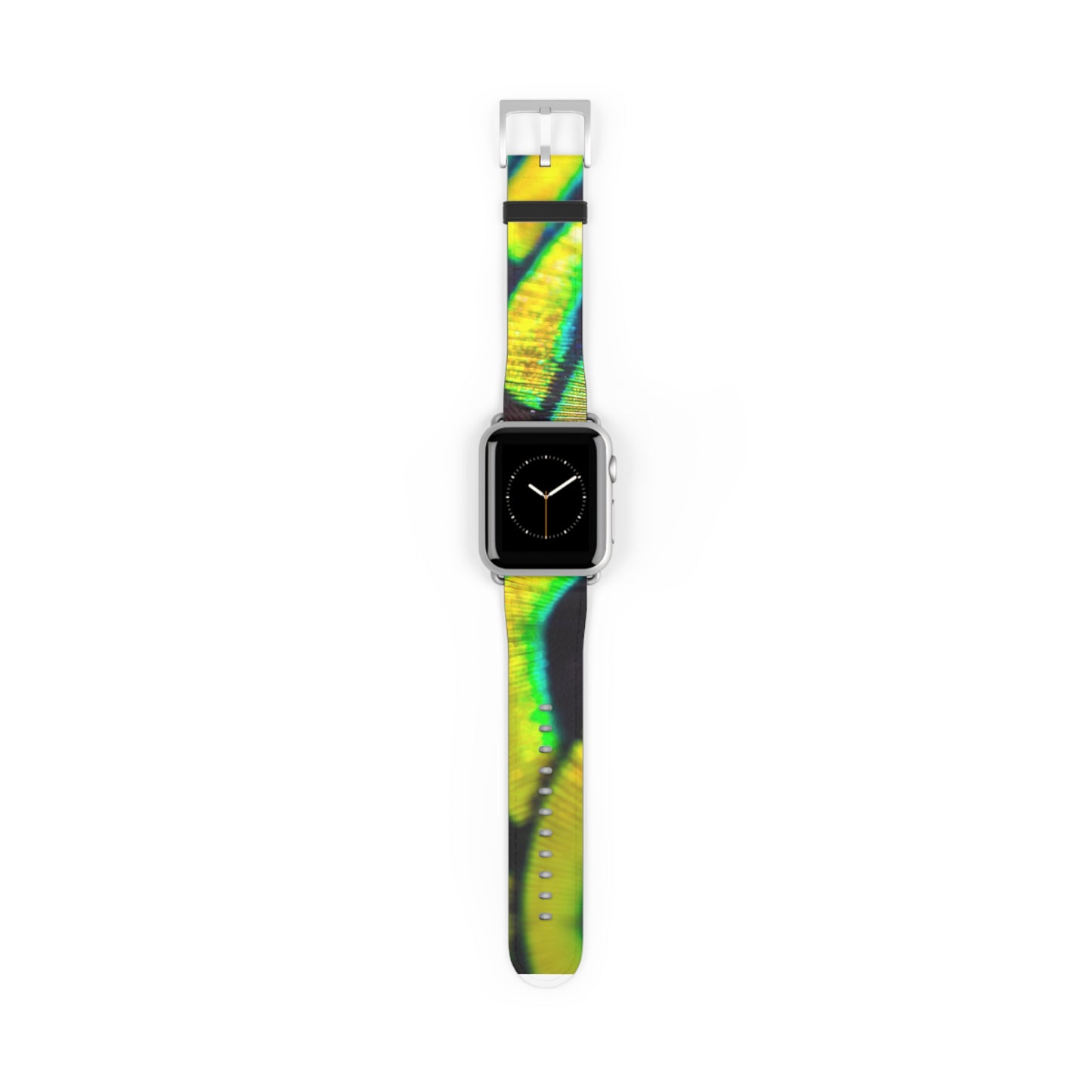 Apple Watch Band - Yellow Peacock Feathers