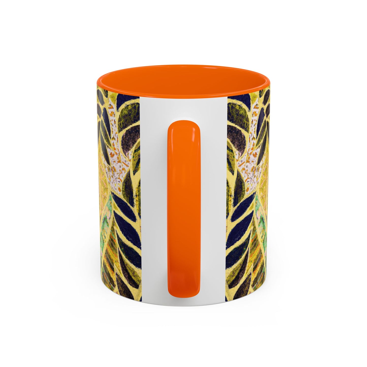 Accent Color Coffee Mug (11, 15oz), Amazon Whimsy/Yellow, Various Colors