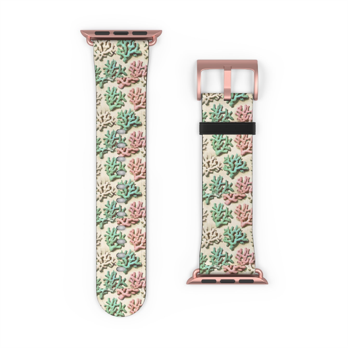 Apple Watch Band - Corals, Cream