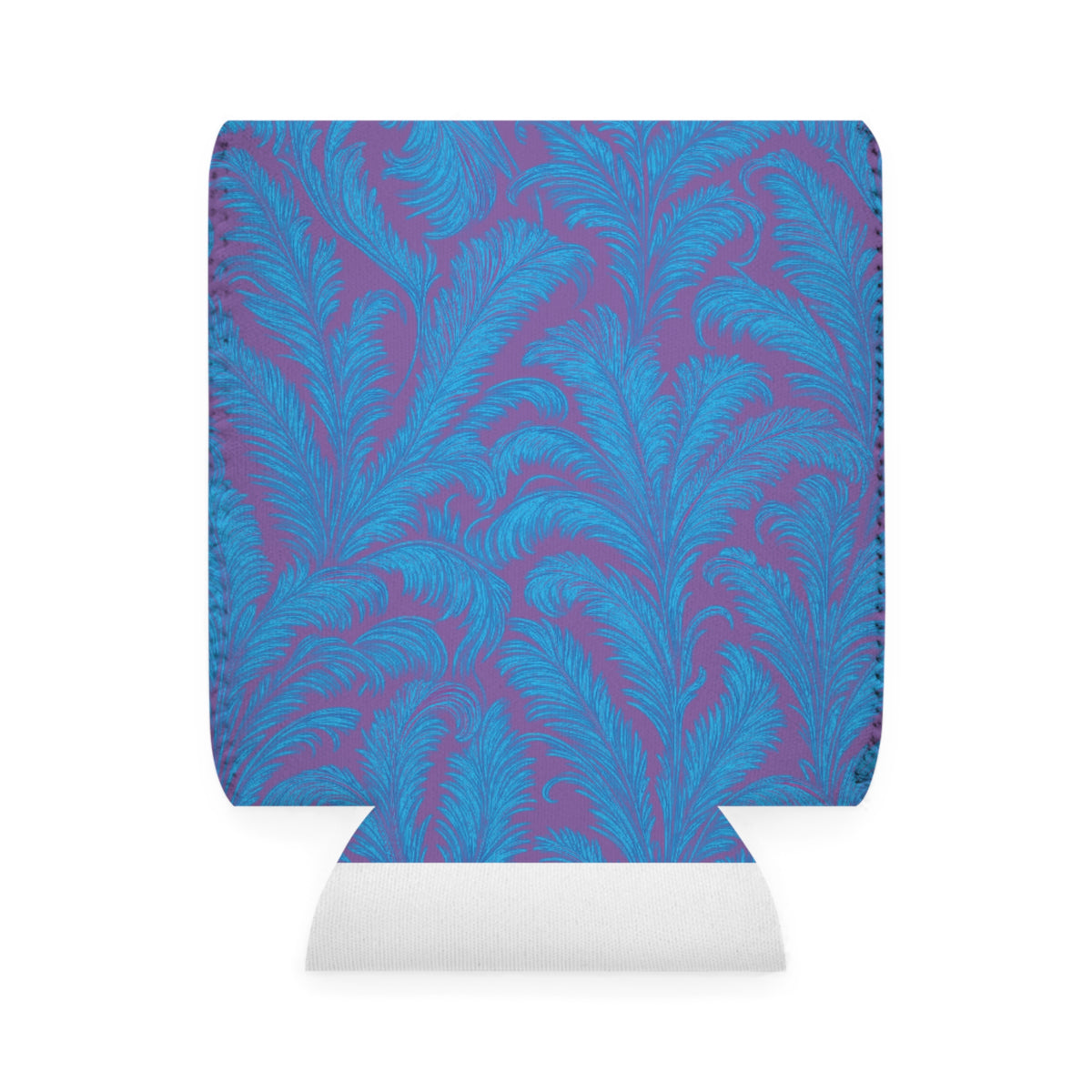 Rocco Blues/Lt. Purple Can Cooler Sleeve - Perfect for Outdoor Picnics