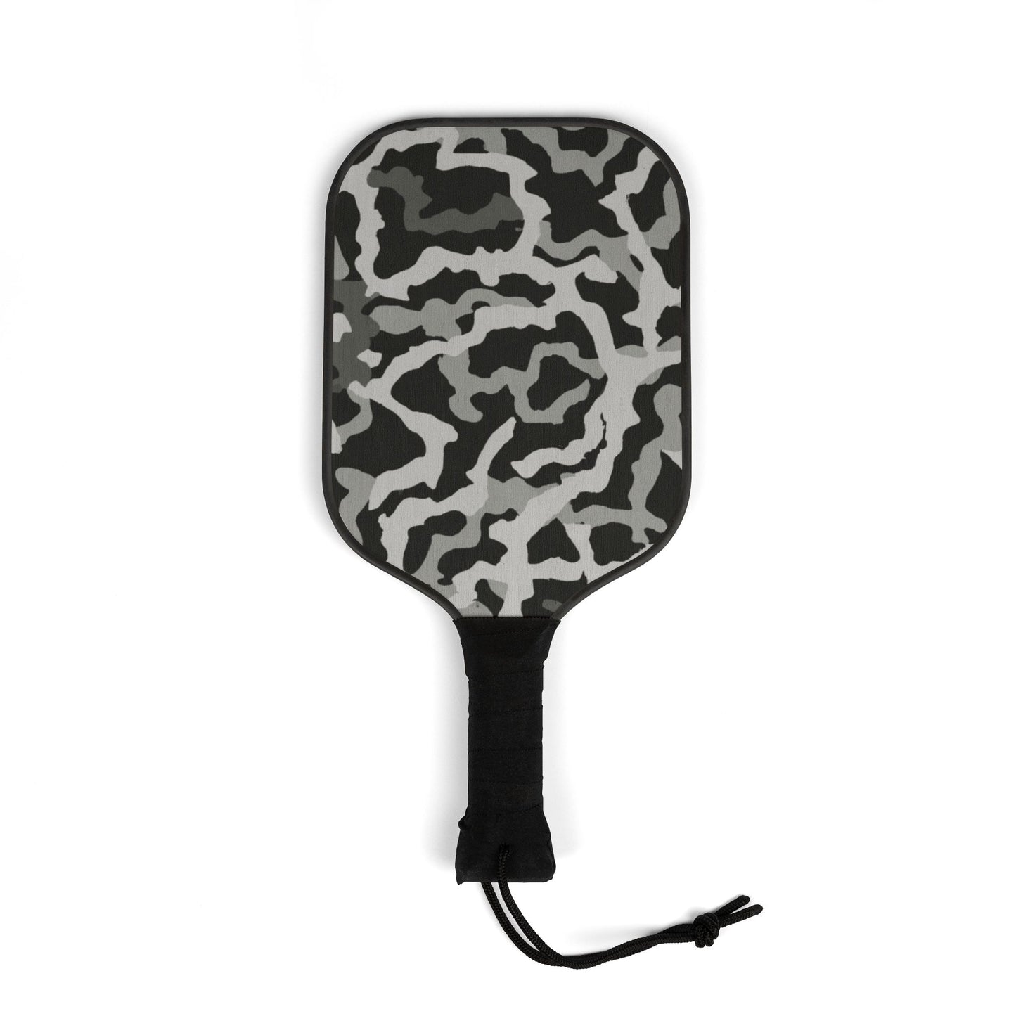 Tropical Pickleball Kit - Coastal Vibe Paddles & Balls Set / Coral Threads, Noir