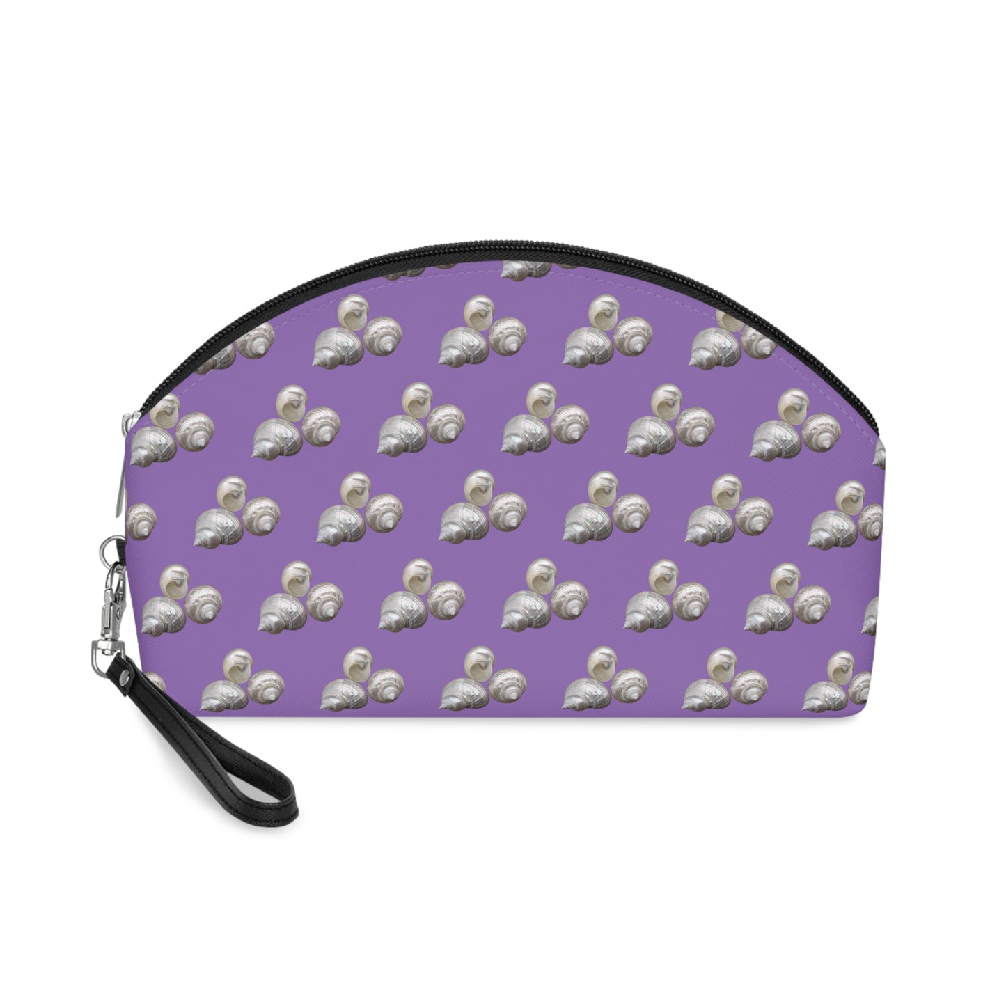 Makeup Bag - White Nautilus Trio. MICRO lt. purple