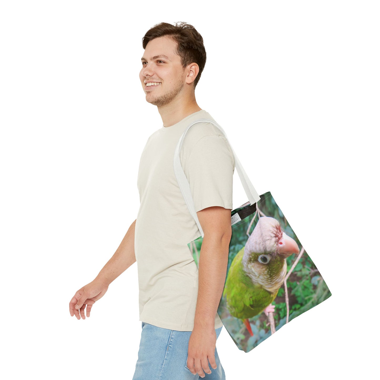 Tropical Sassy Parrot Tote Bag - 3 Sizes