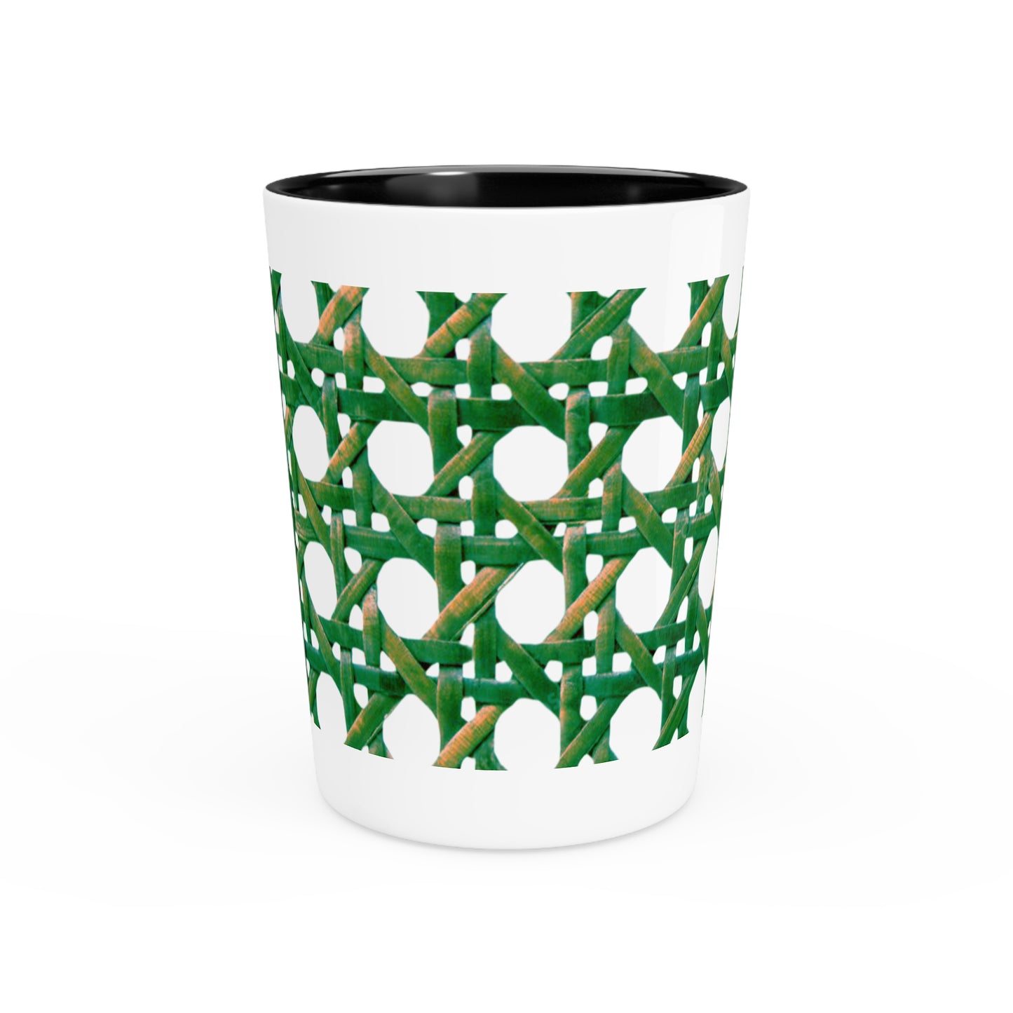 Shot Glass - Beach Chair Wicker, Green