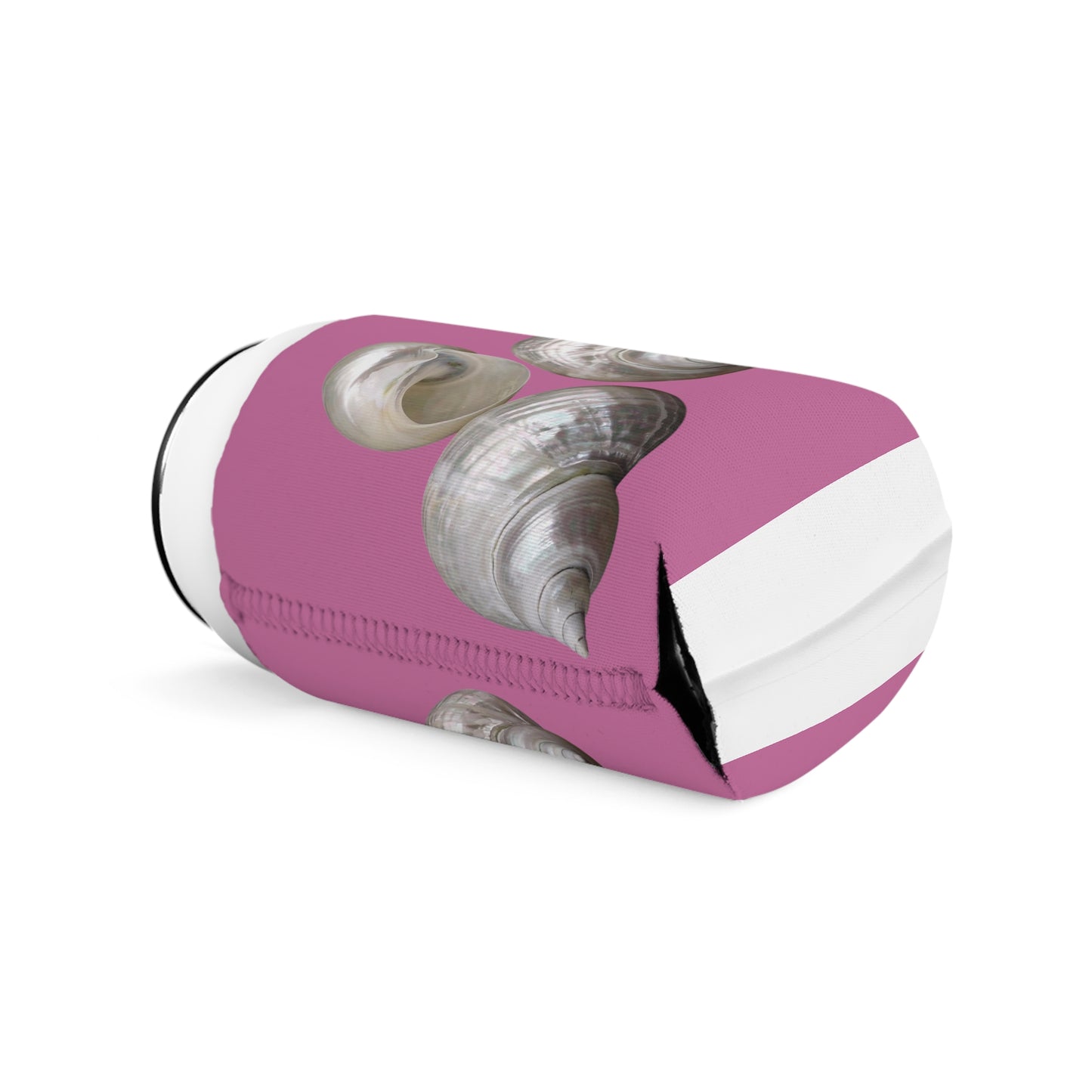Three Nautilus Shells/Light Pink Cooler Sleeve - Perfect for Outdoor Picnics