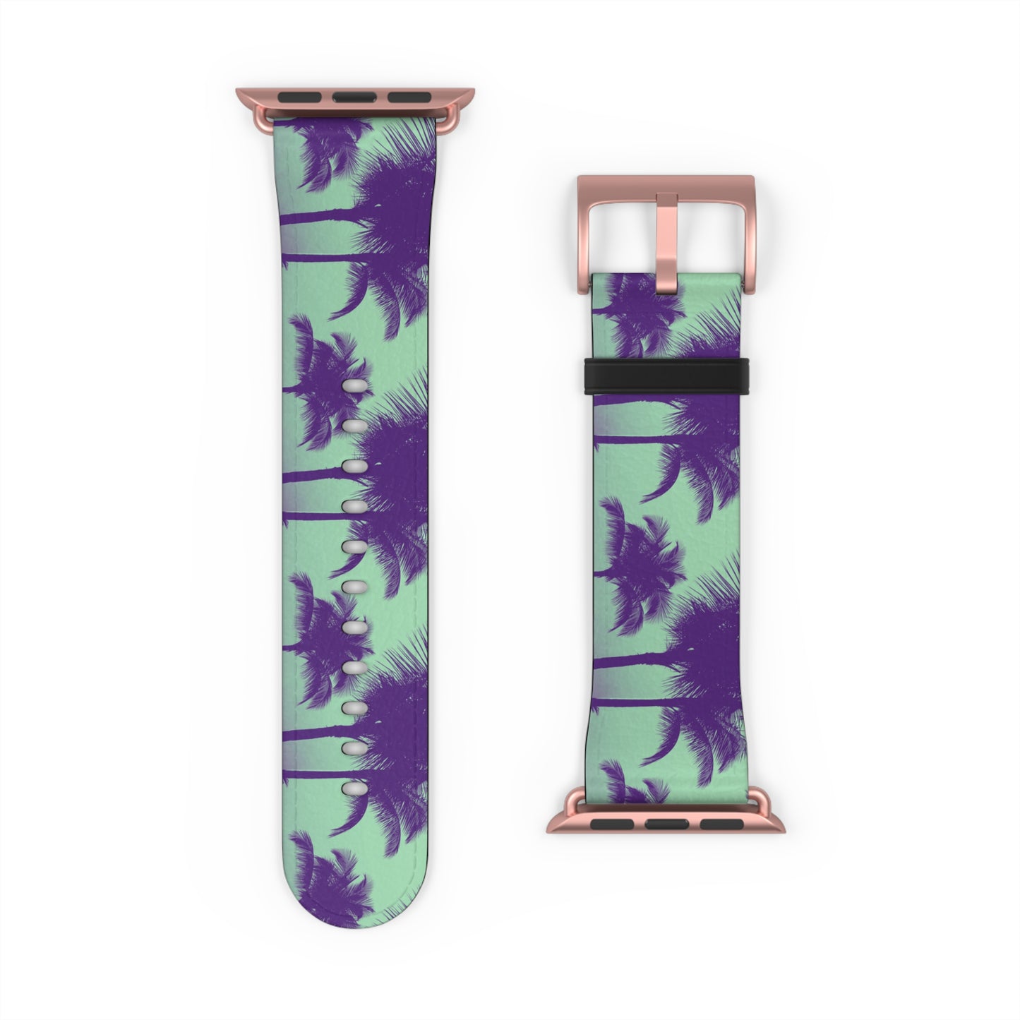 Apple Watch Band - Tropical Palm Glow Minty