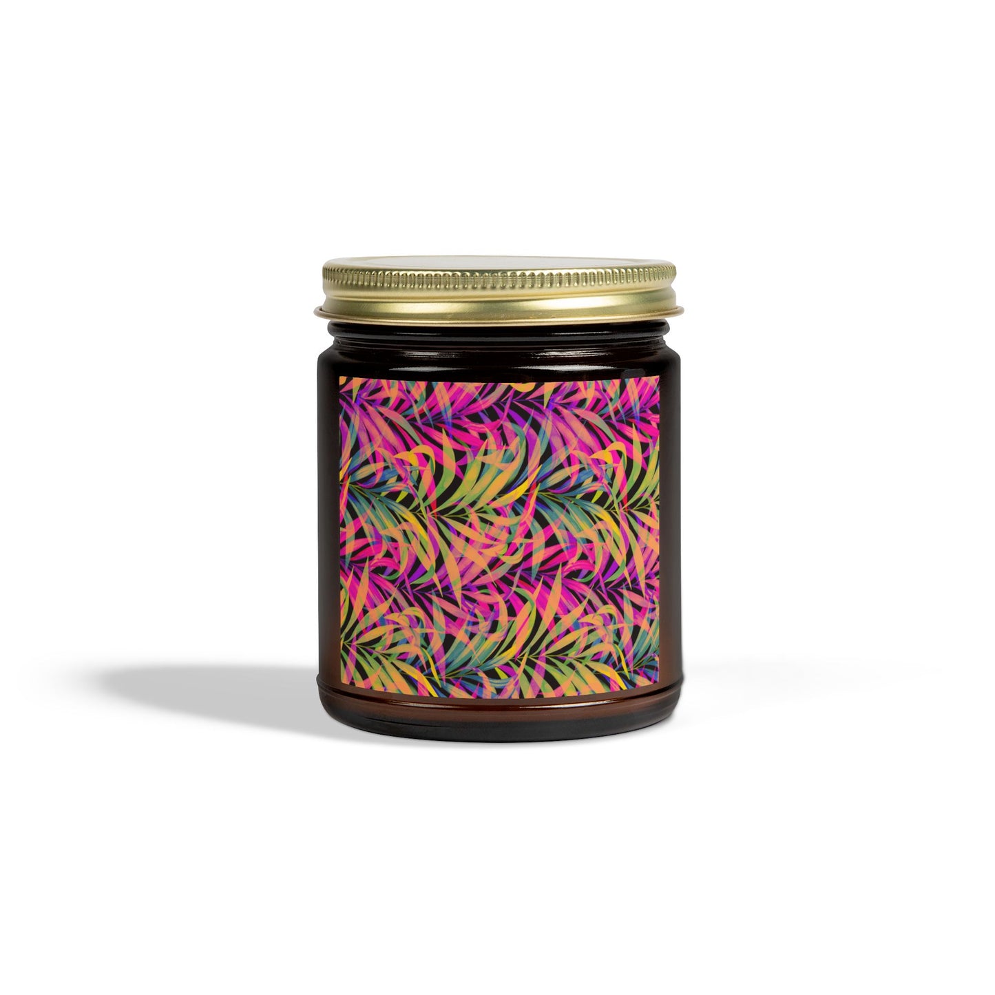 Scented Candles, Coconut Apricot Wax (4oz, 9oz) - Rainbow Fronds