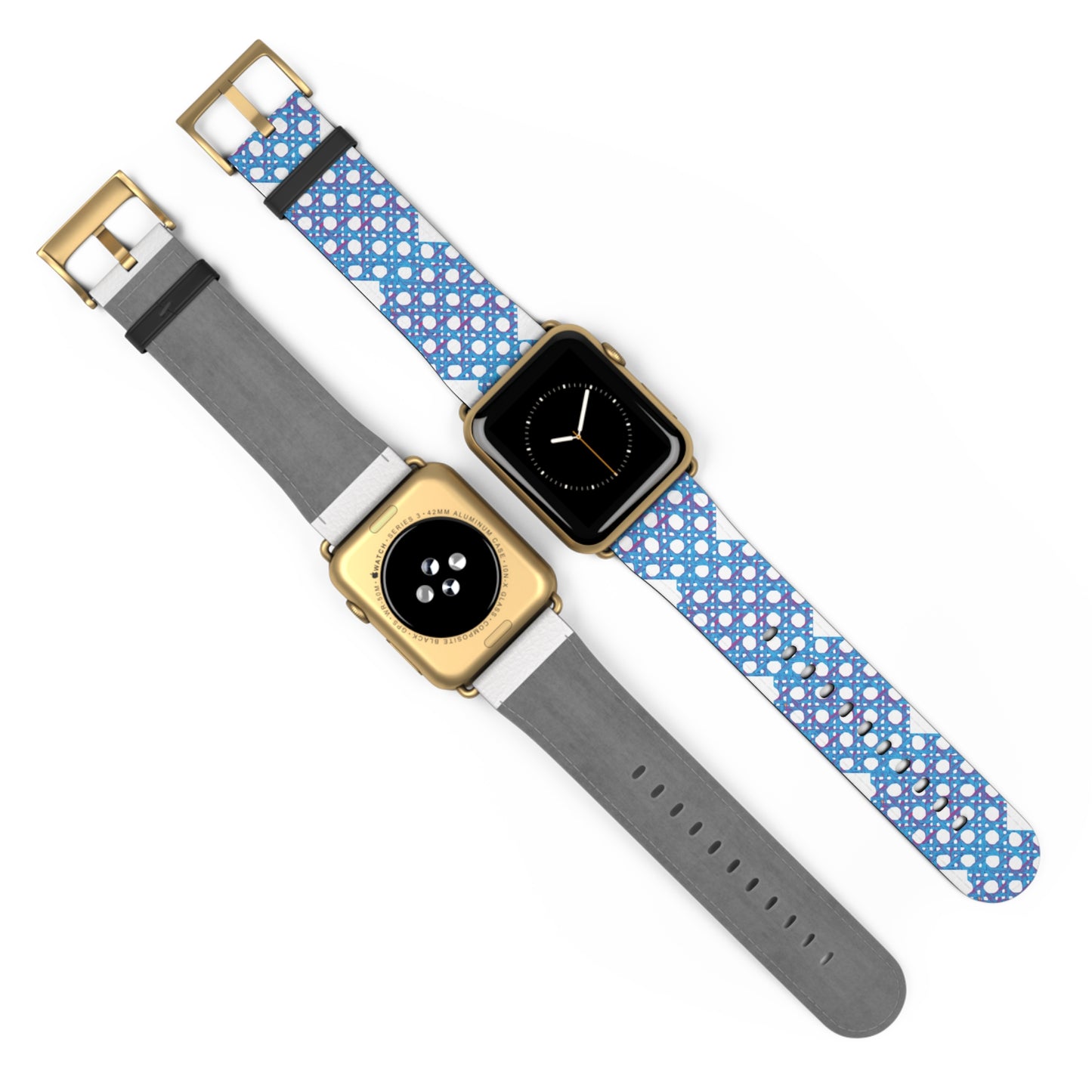 Apple Watch Band - Turquoise Beach Chair Wicker