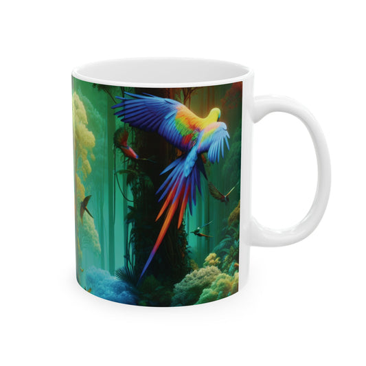 Ceramic White Mug - 11oz & 15oz, Flight School