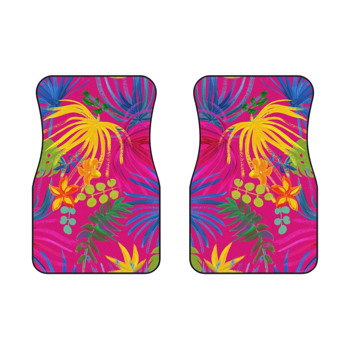 Exotic Flora Car Floor Mats - SET of 2