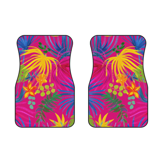 Exotic Flora Car Floor Mats - SET of 2