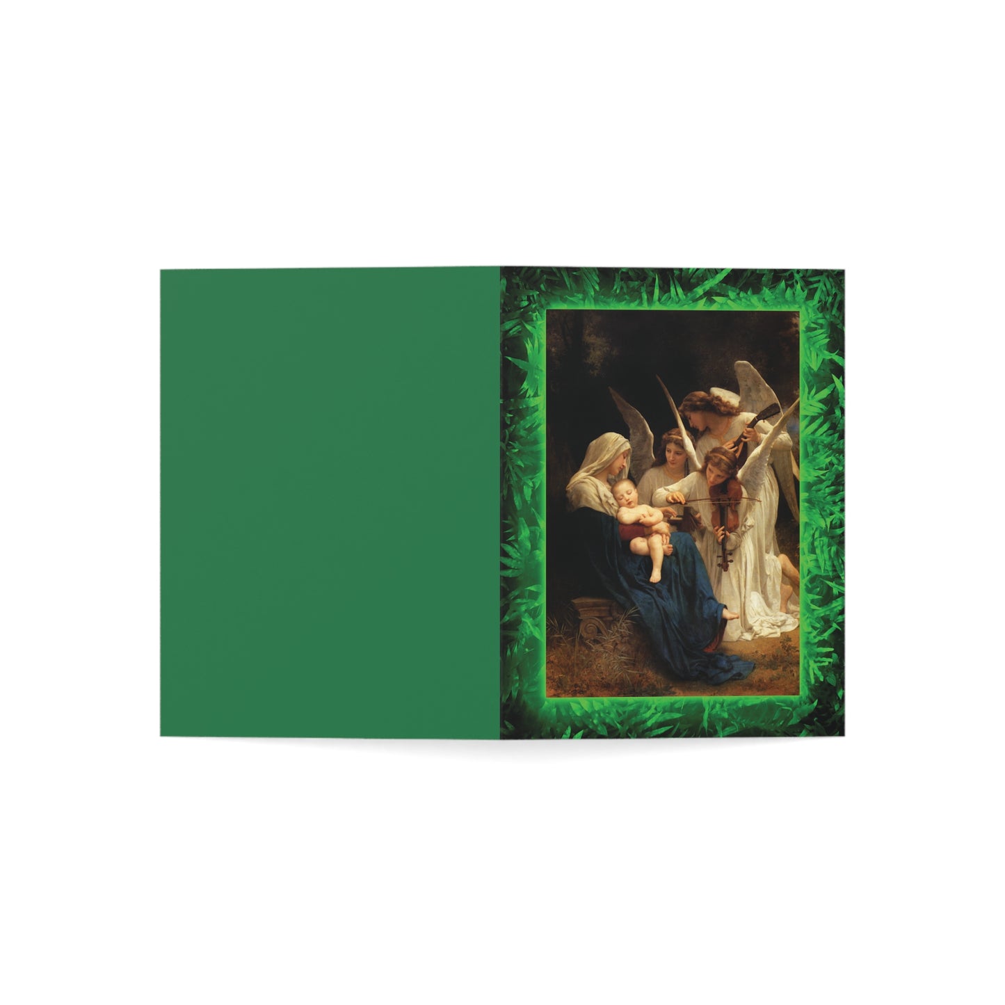 Religious Tropical Greeting Cards – Set of 1, 10, 30 or 50 – Song of the Angels