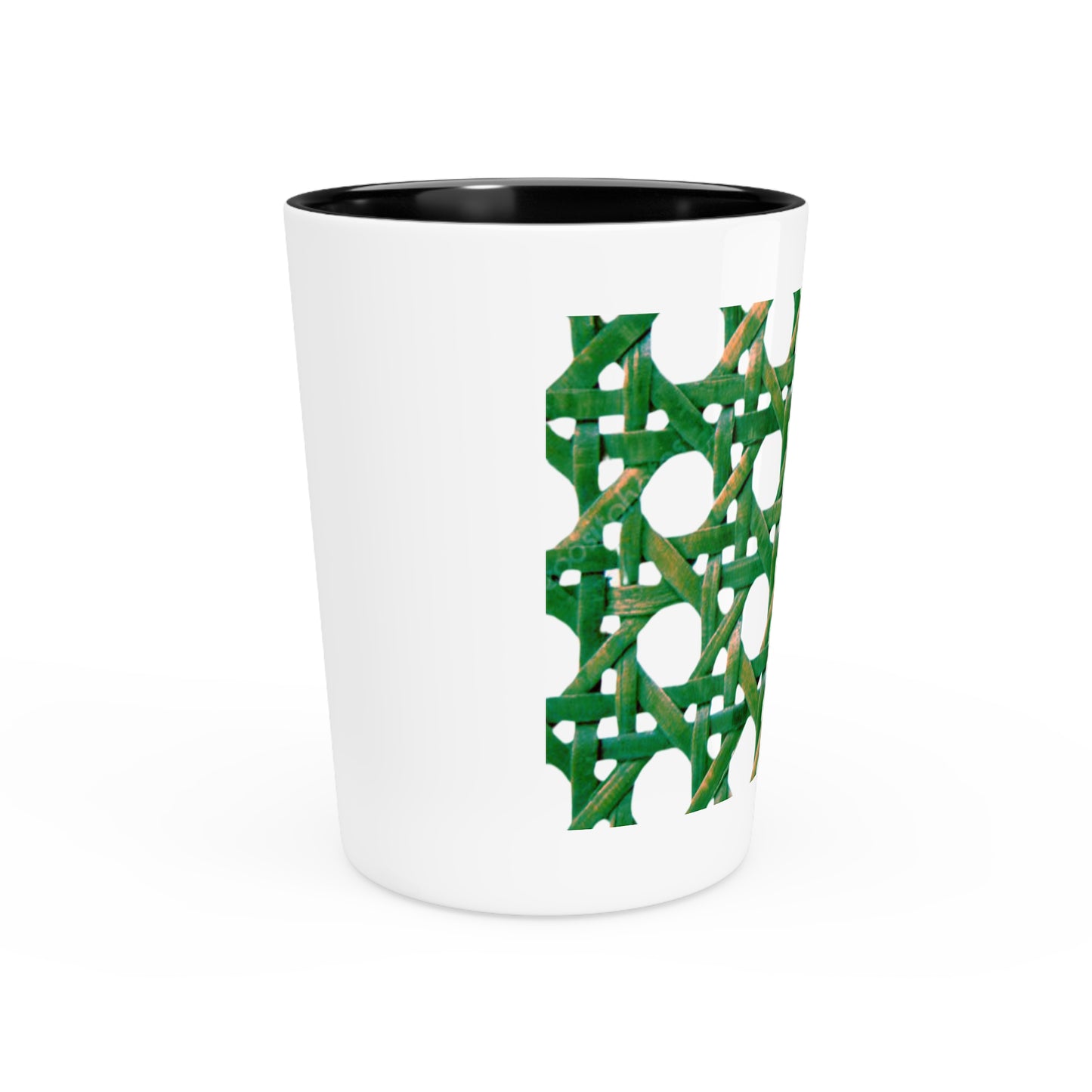 Shot Glass - Beach Chair Wicker, Green