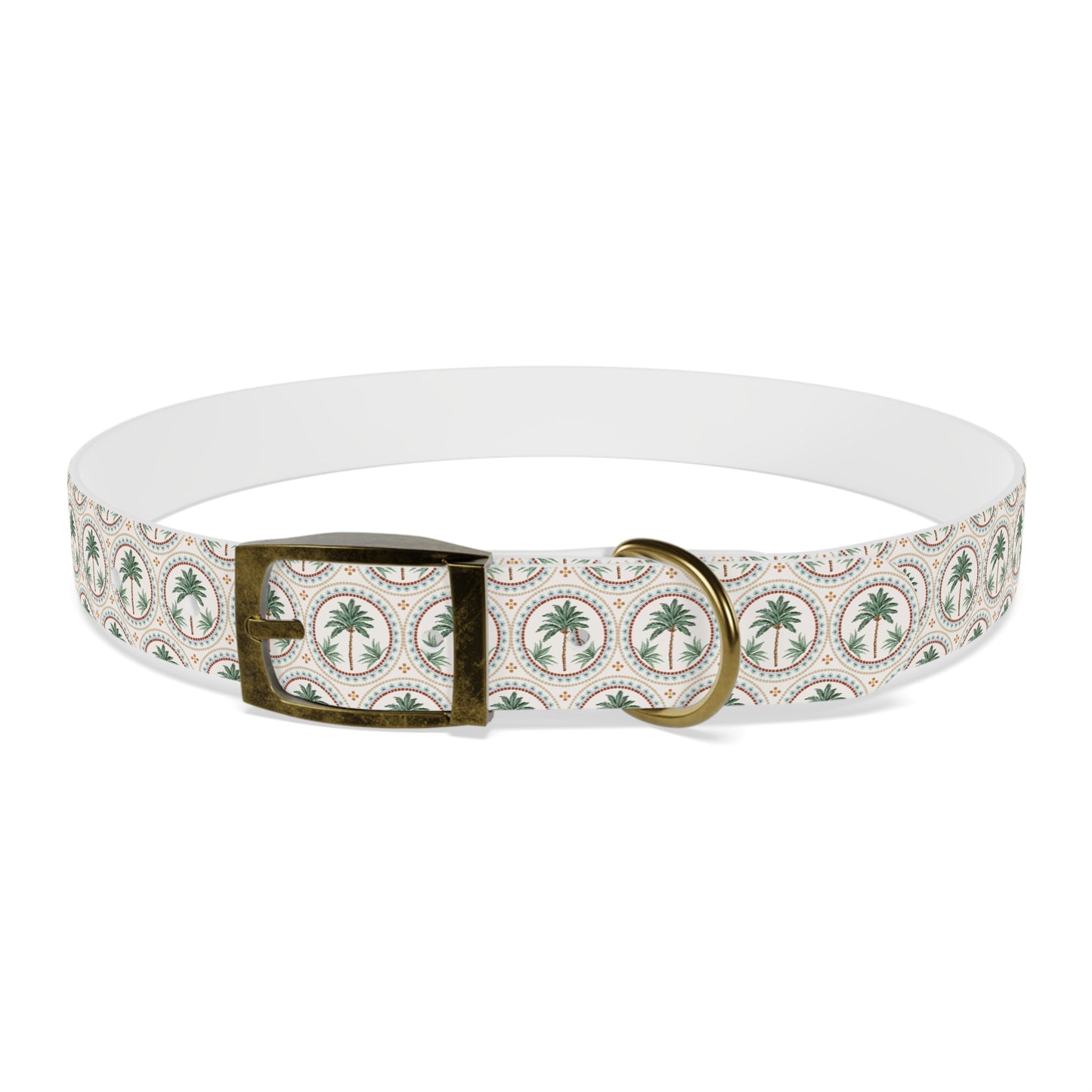 Dog Collar - Mosaic Palm Tree