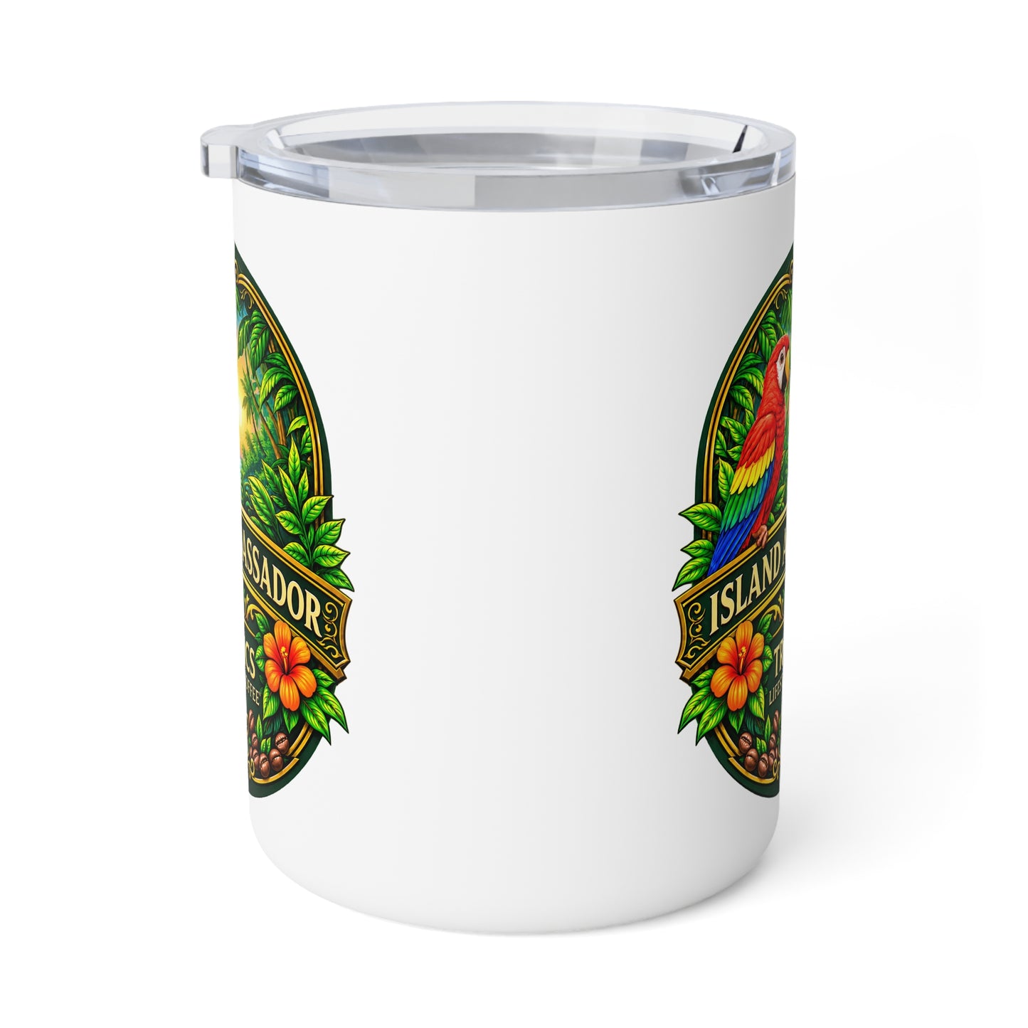 Insulated Coffee Mug, 10 oz - Island Ambassador Earned