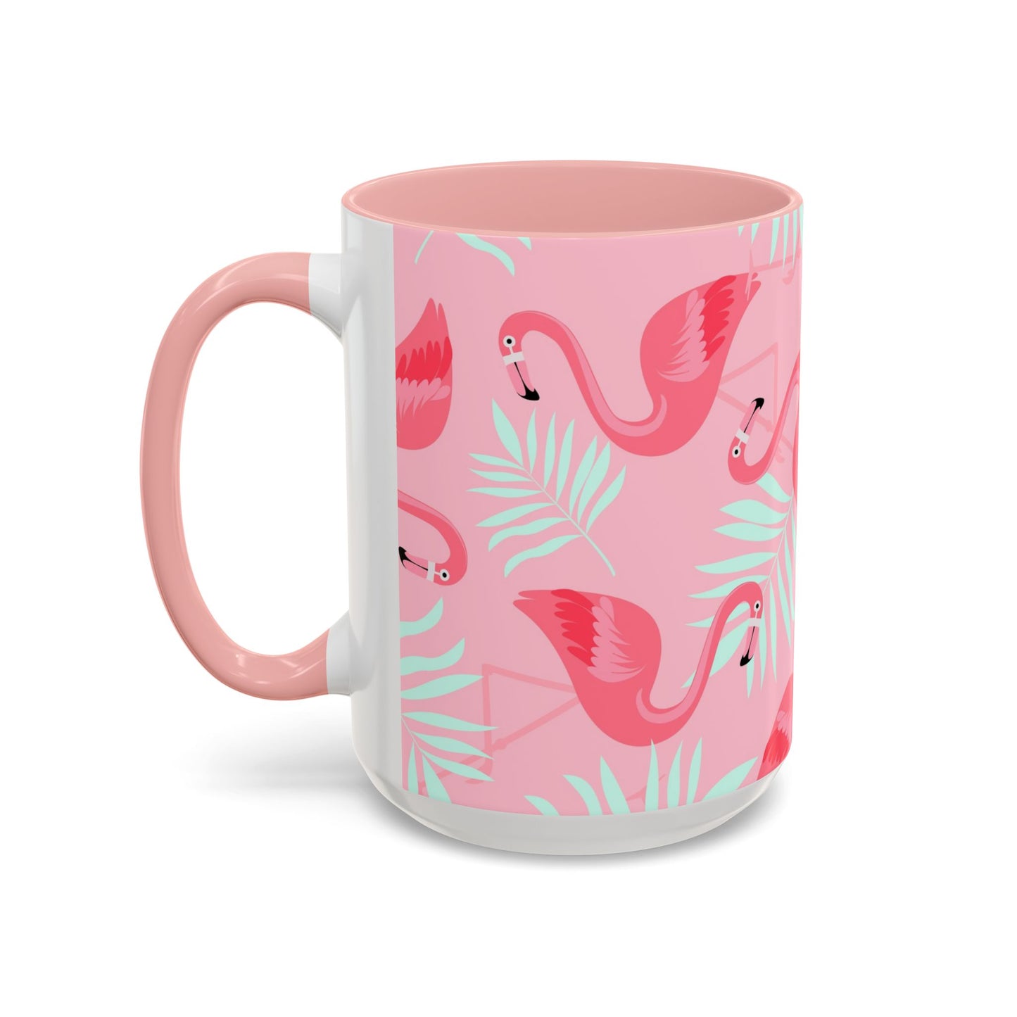 Copy of Accent Coffee Mug (11, 15oz), Hawaiian Flowers / Various Colors