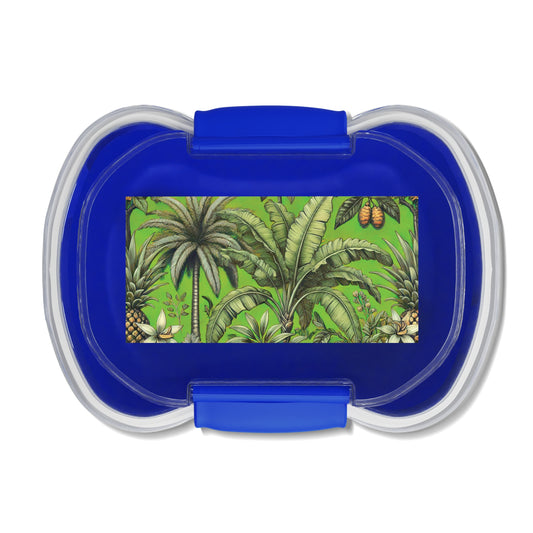 Tropical Fruit/Green Bento Box - Ideal for Lunches and Picnics