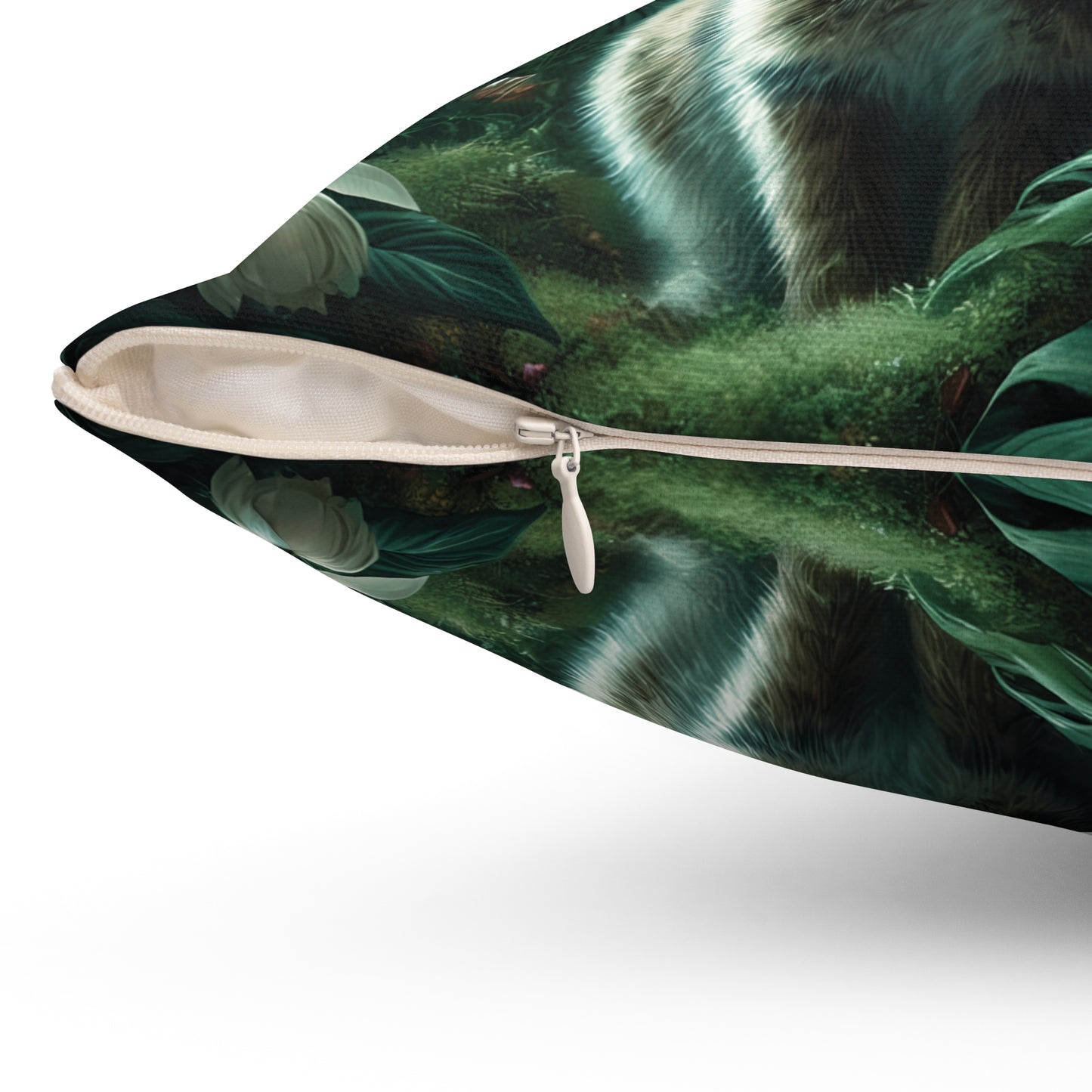 Decorative Pillow - Accent Cushion, 4 Sizes /Tropical Sumatran Rabbits/Tundra