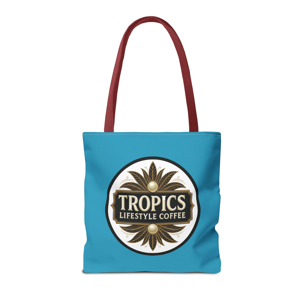 Tropics Lifestyle Coffee Tote Bag - 3 Sizes / Dark Green