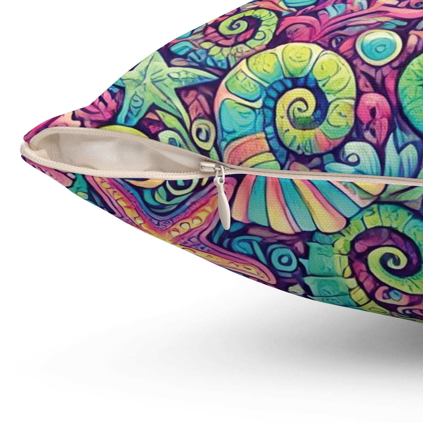 Decorative Pillow - Accent Cushion, 4 Sizes / Seahorse Trio