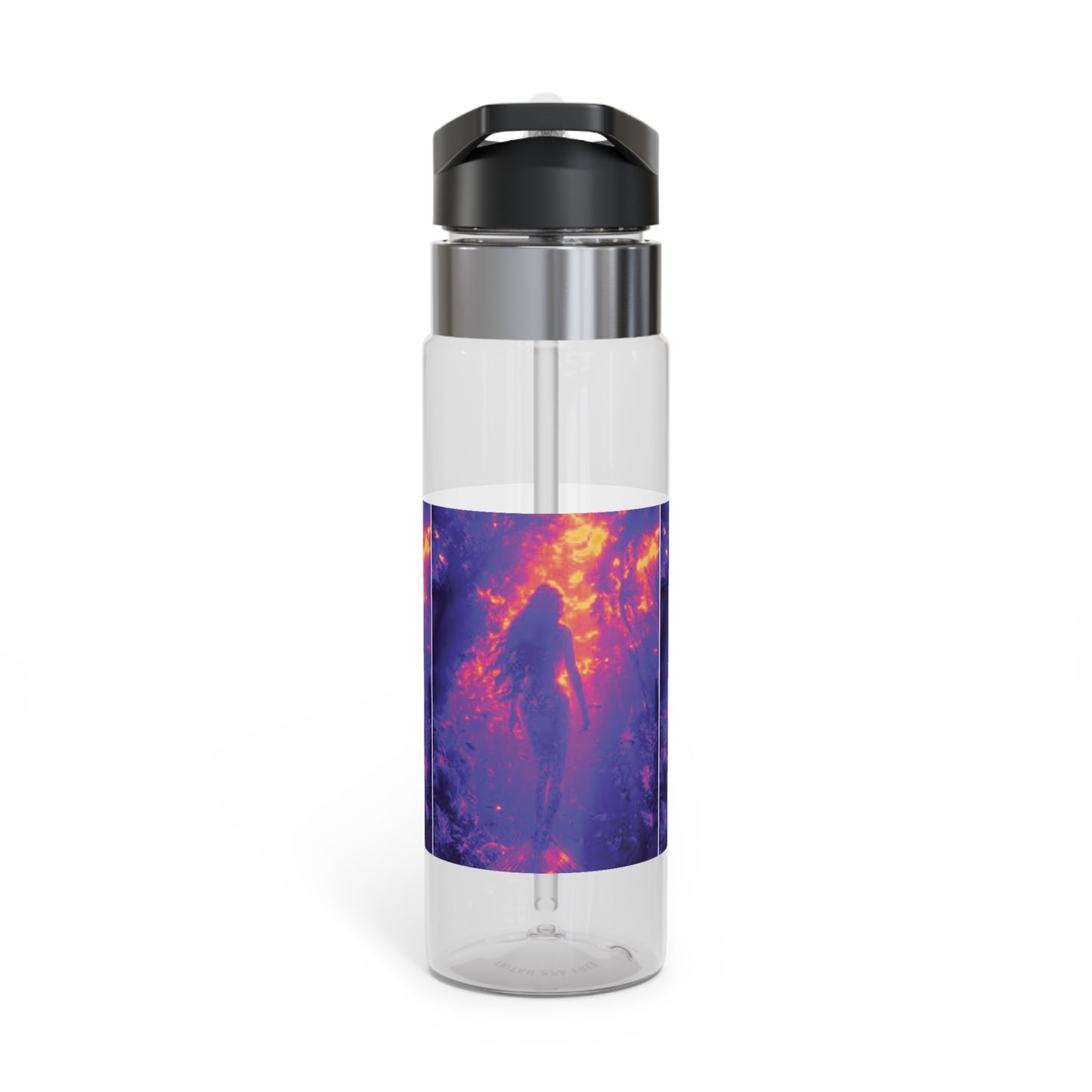 Tropical 20oz Tritan Sport Water Bottle -  Leakproof, Lightweight, BPA-Free / Solo Mermaid, Pop