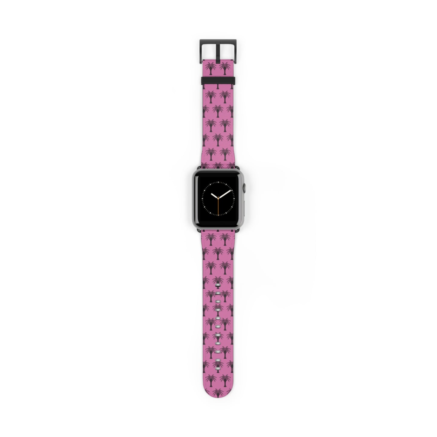 Watch Band - Art Deco Palm, Repeat Light Pink