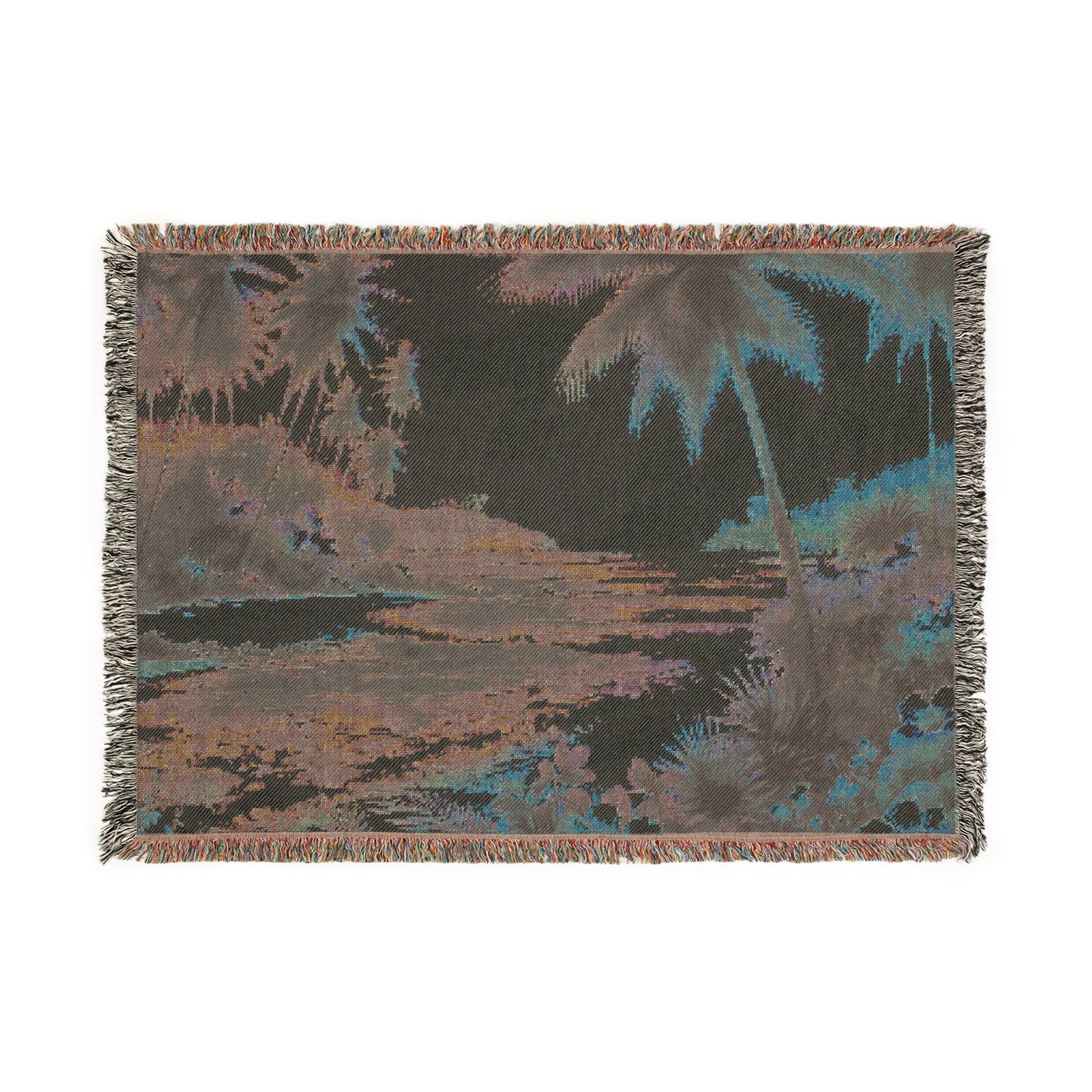 Woven Blanket, 3 Sizes - Tropical Home Decor / Bay of Peace