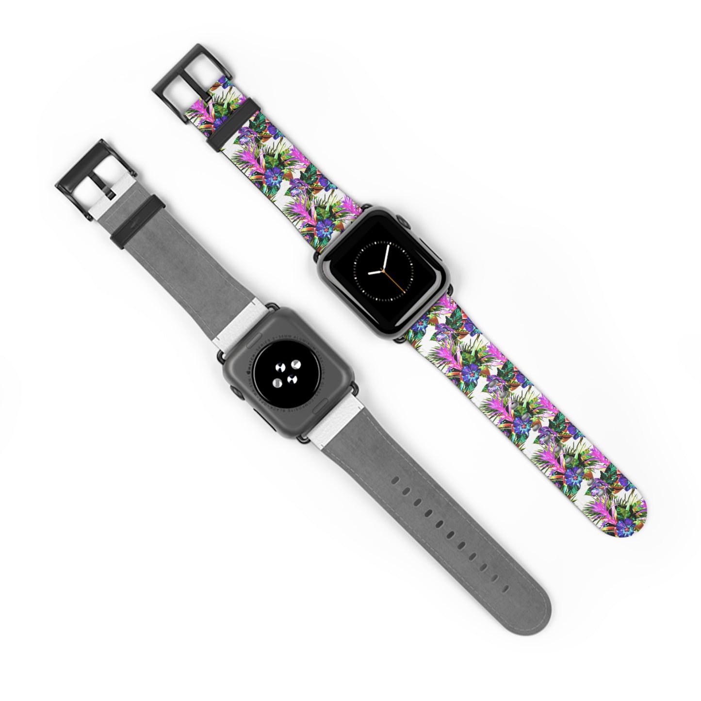 Apple Watch Band - Plant Palooza, white