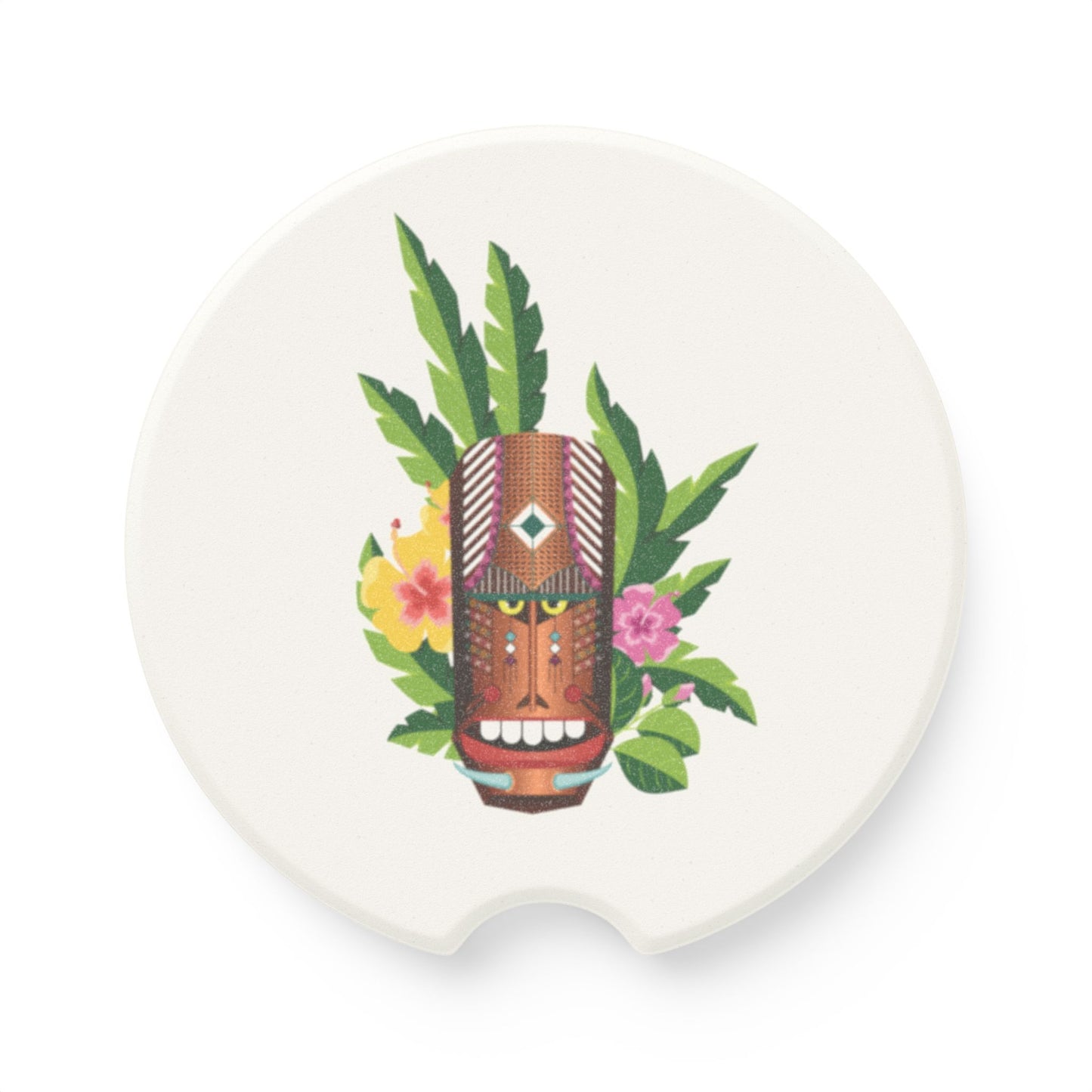 Soapstone Car Coaster - Tiki Boss Loika