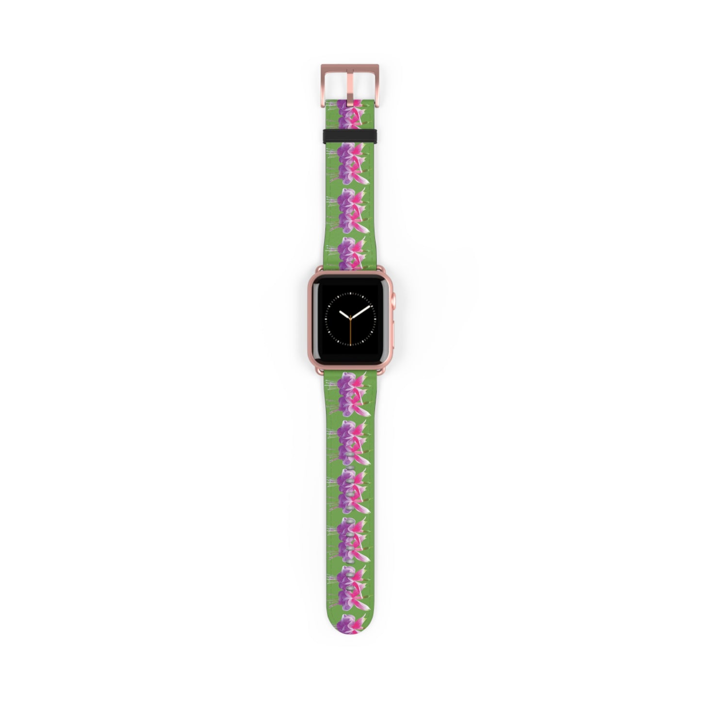 Apple Watch Band - Two Fuchsias, green