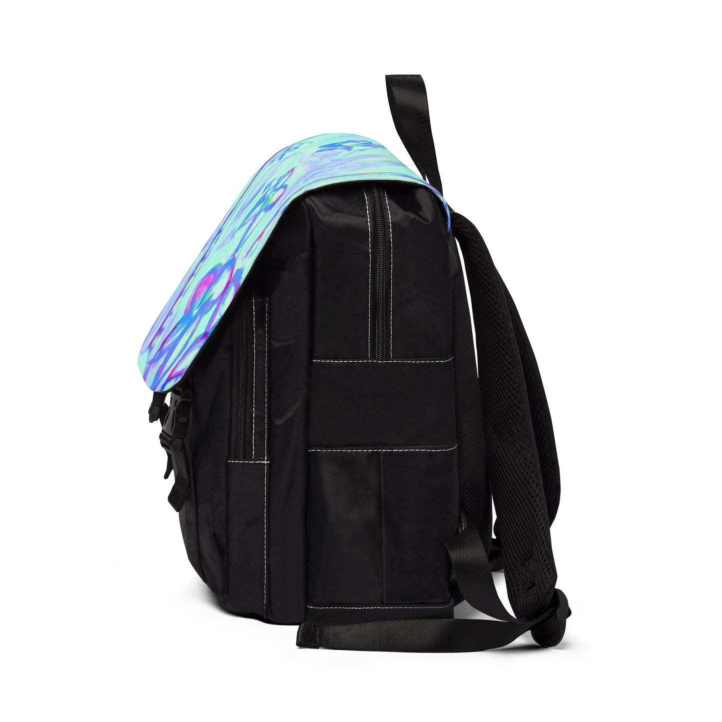 Tropical Doodles/Blue Casual Backpack - Perfect for Everyday Adventures