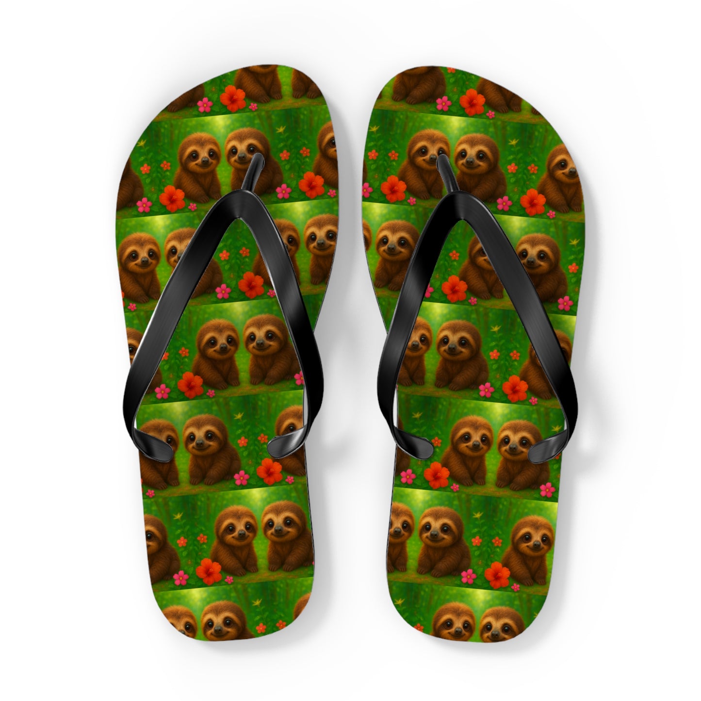 Flip Flops - Baby Sloths