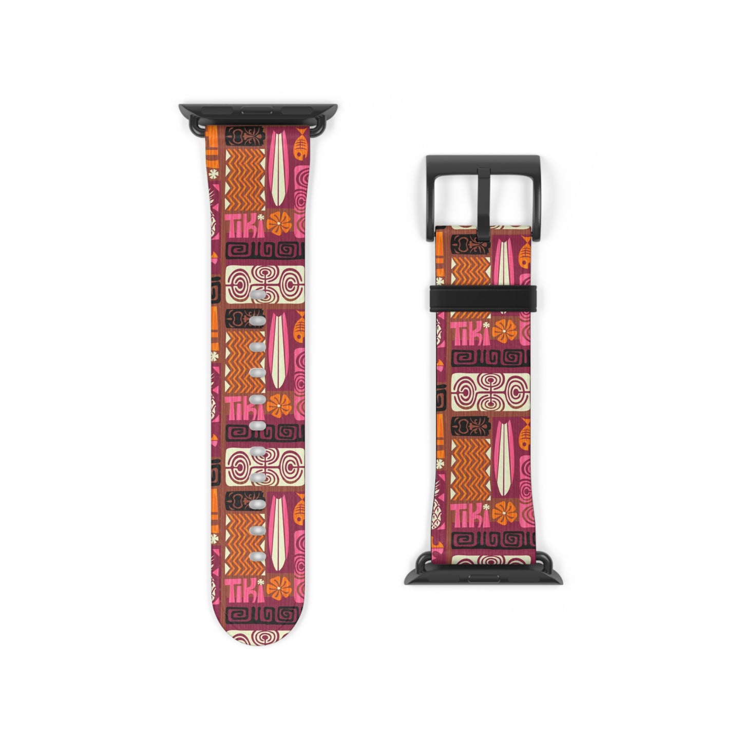 Apple Watch Band - Tiki Poster Pink/Orange