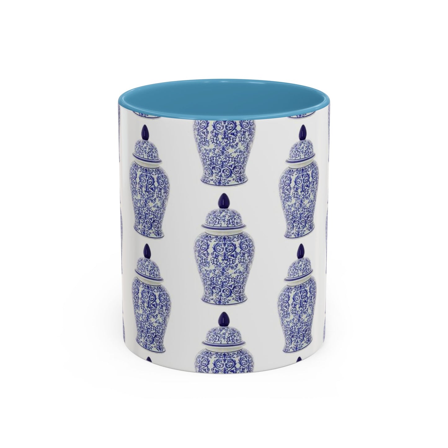 Accent Coffee Mug (11, 15oz), Blue Ginger Jar, Various Colors