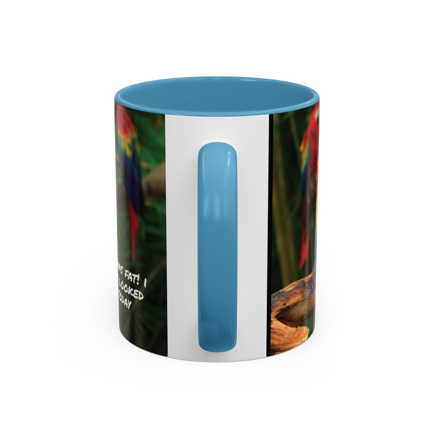 Parrot Accent Coffee Mug (11, 15oz), 8 Colors - Extra Puffy