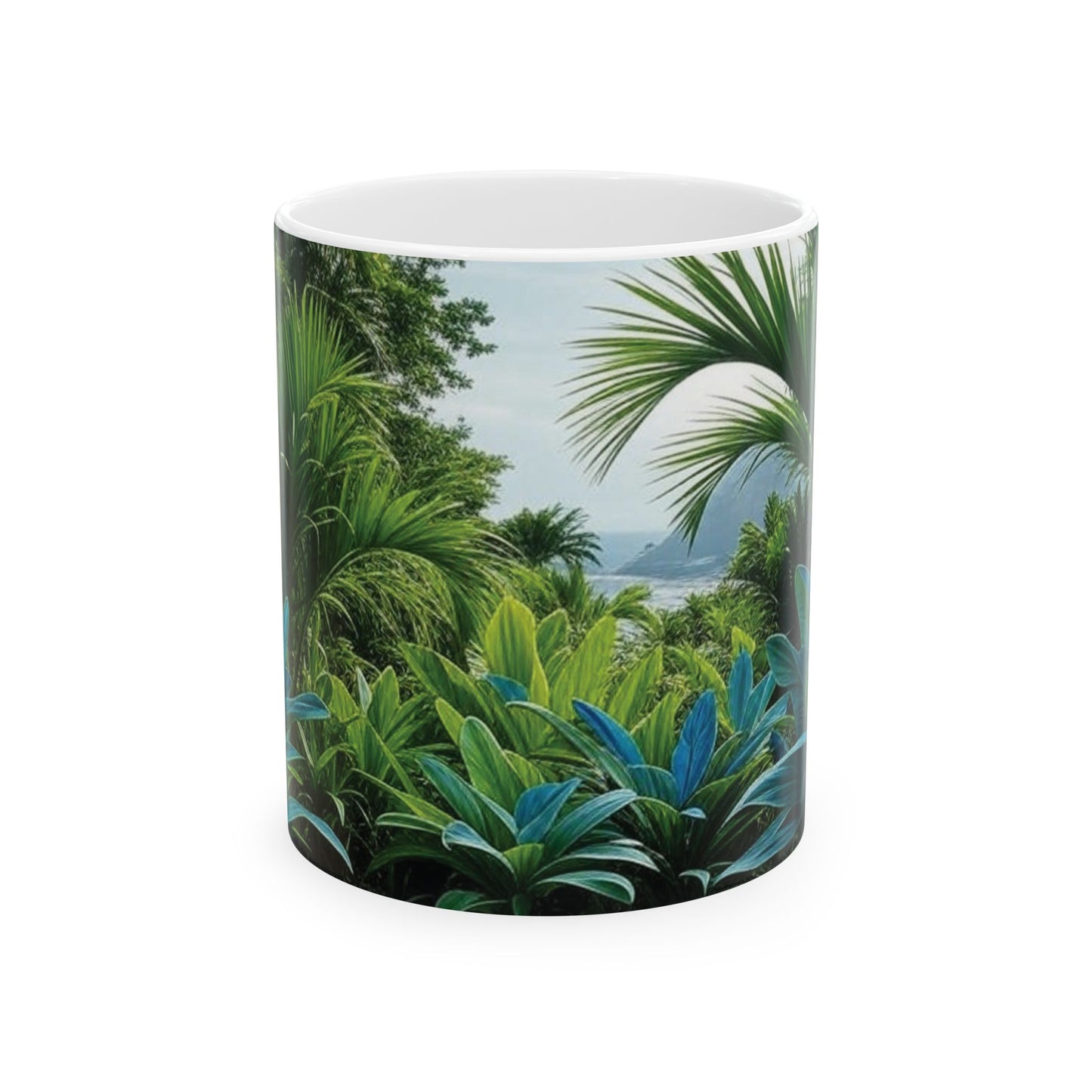 Ceramic White Mug - 11oz & 15oz,  Scenic Overlook