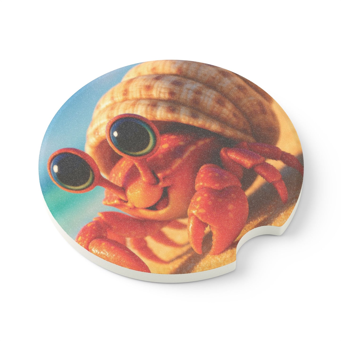 Soapstone Car Coaster - Baby Hermit Crab