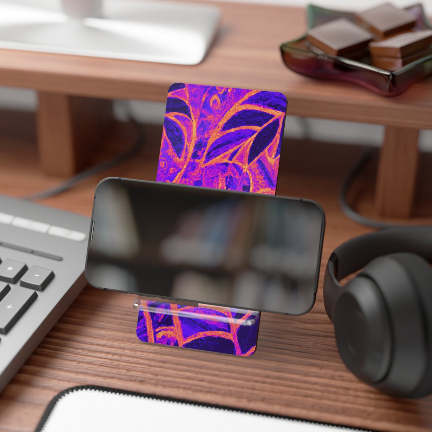 Mobile Display Stand for Smartphones, Amazon Whimsy, Heatwave