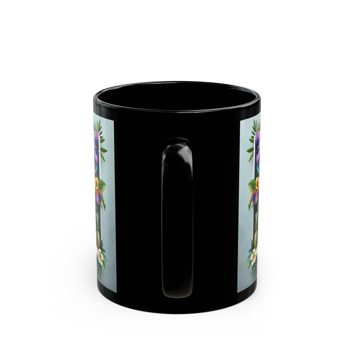 Black Coffee Mug - Tropical Margarita