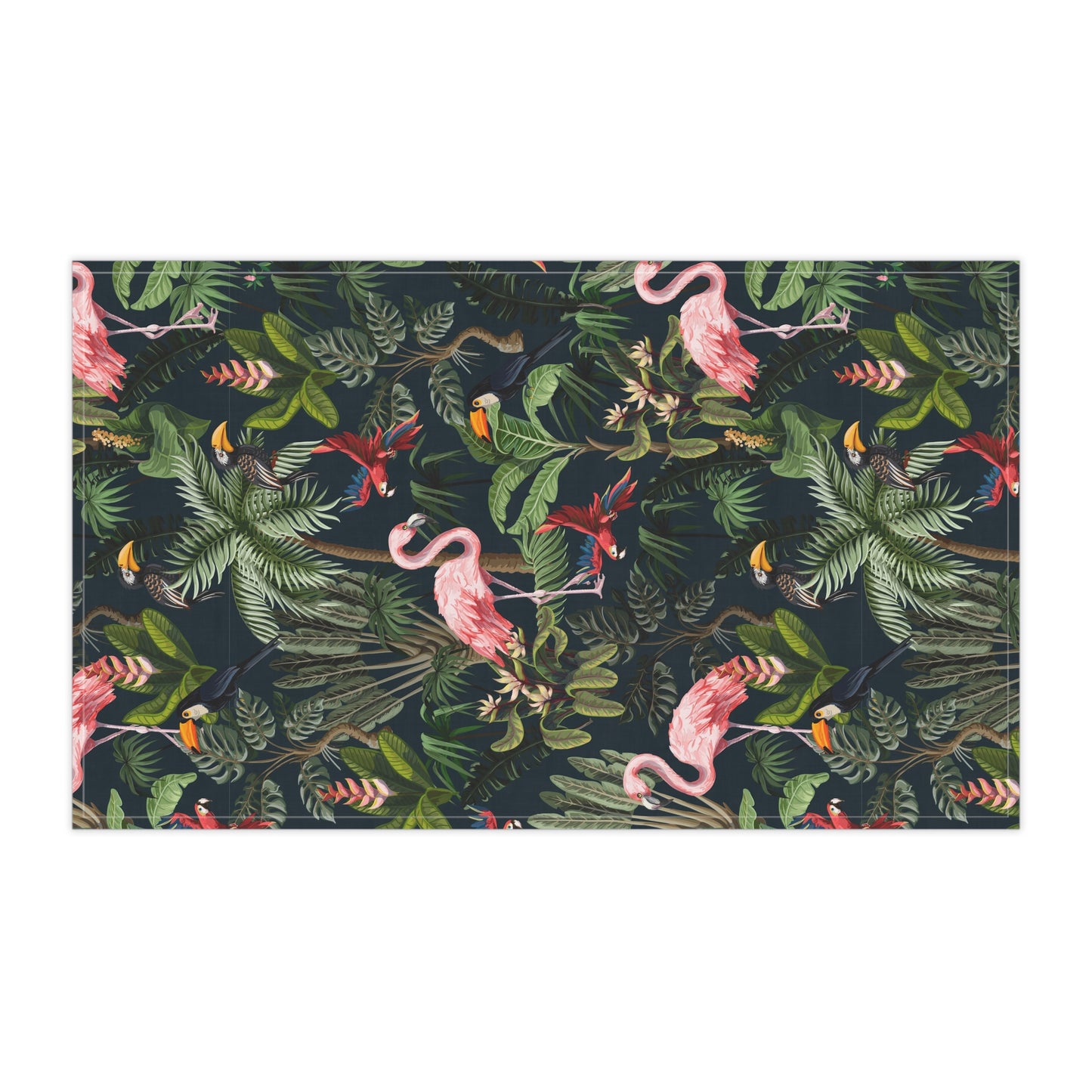 Tea Towels (cotton, poly) - Midnight Rainforest Party