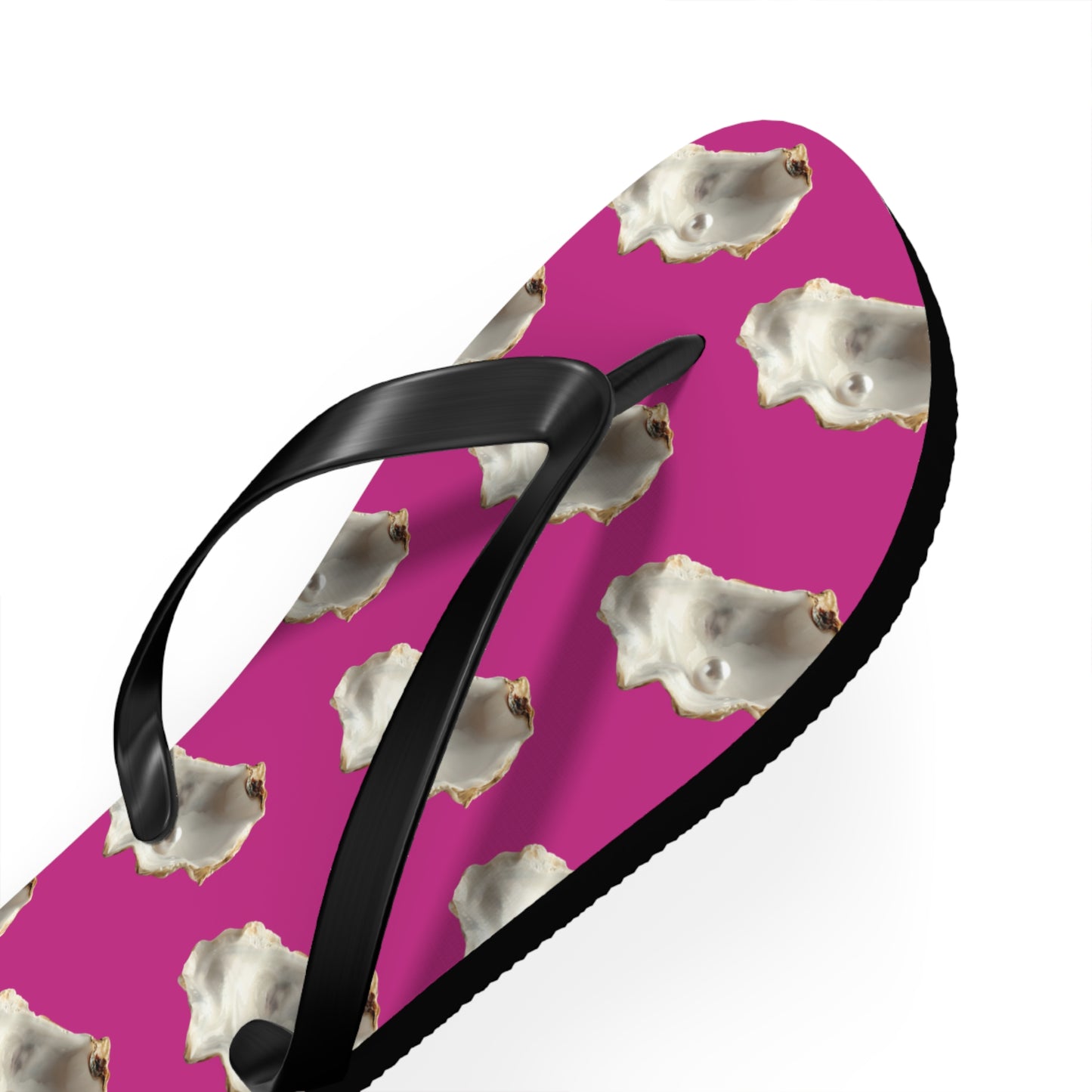 Flip Flops - White Pearl Oyster, pink