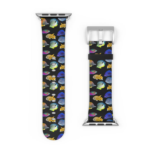 Apple Watch Band - School of Fish, Black