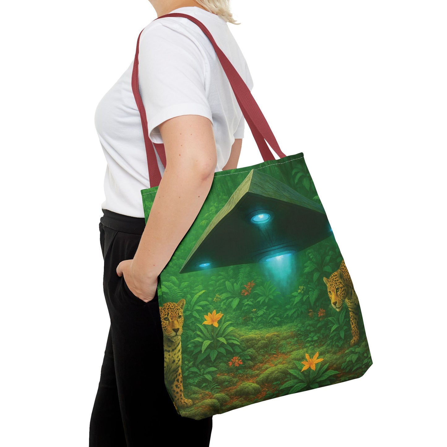 UFO and Jaguars Tote Bag - 3 Sizes