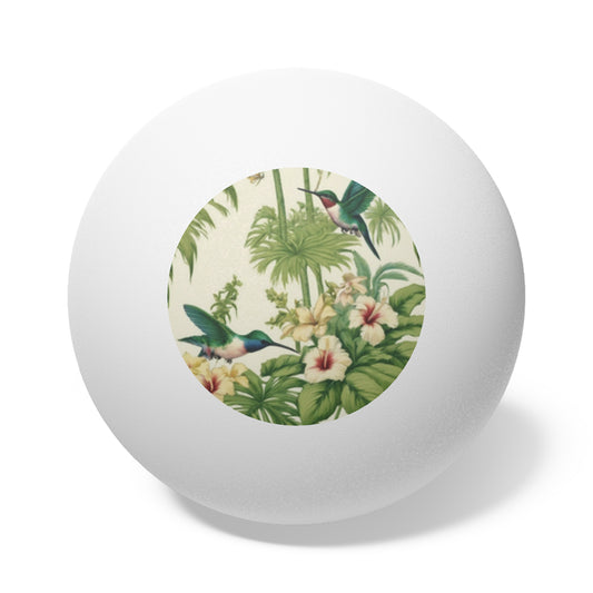 Tropical Paradise Ping Pong Balls - 6 Pack with Mary's Garden Toile