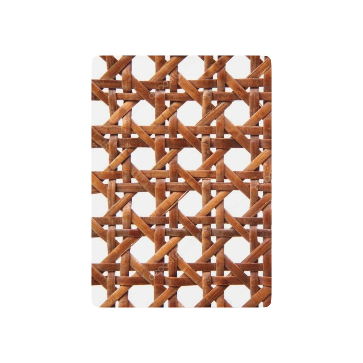 Poker Playing Cards - Beach Chair Wicker/Brown