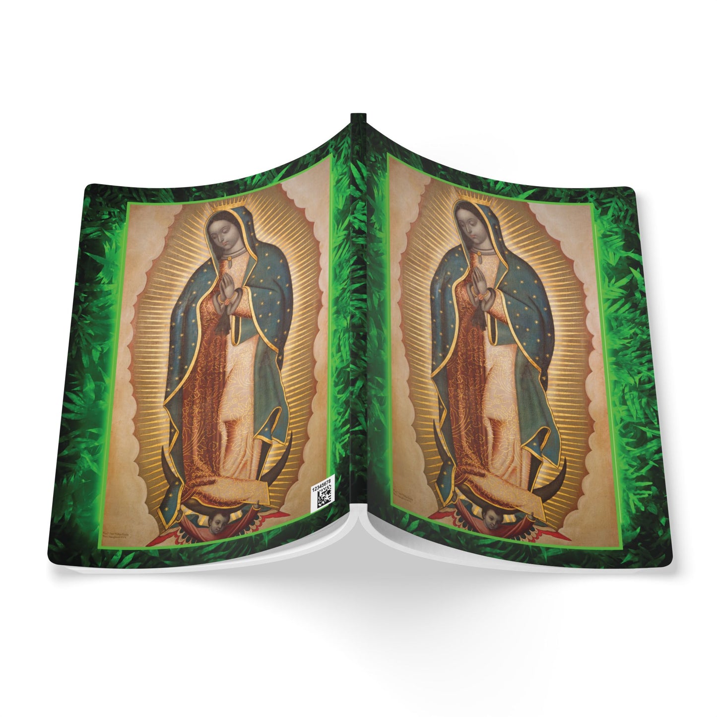 Religious Softcover Journal - Tropical Glow Our Lady of Guadalupe