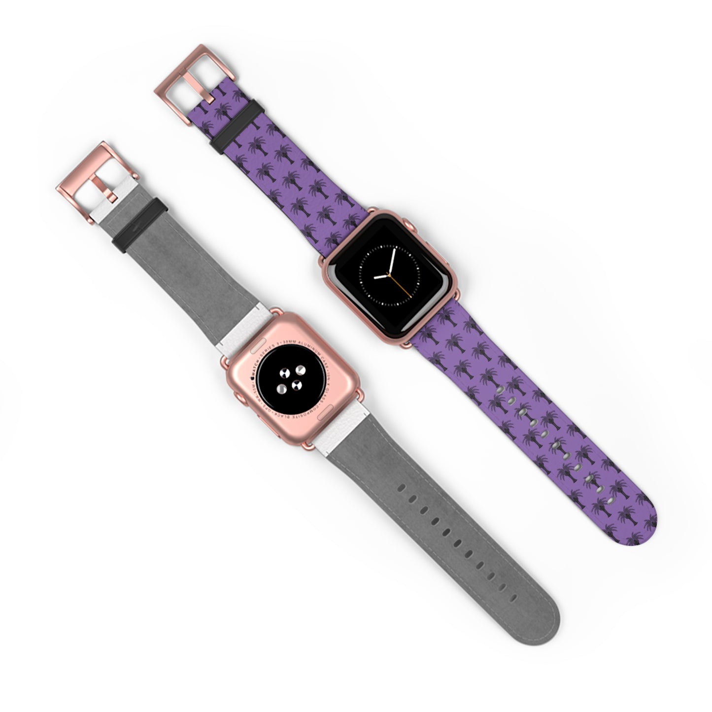 Apple Watch Band - Art Deco Palm, Repeat Purple