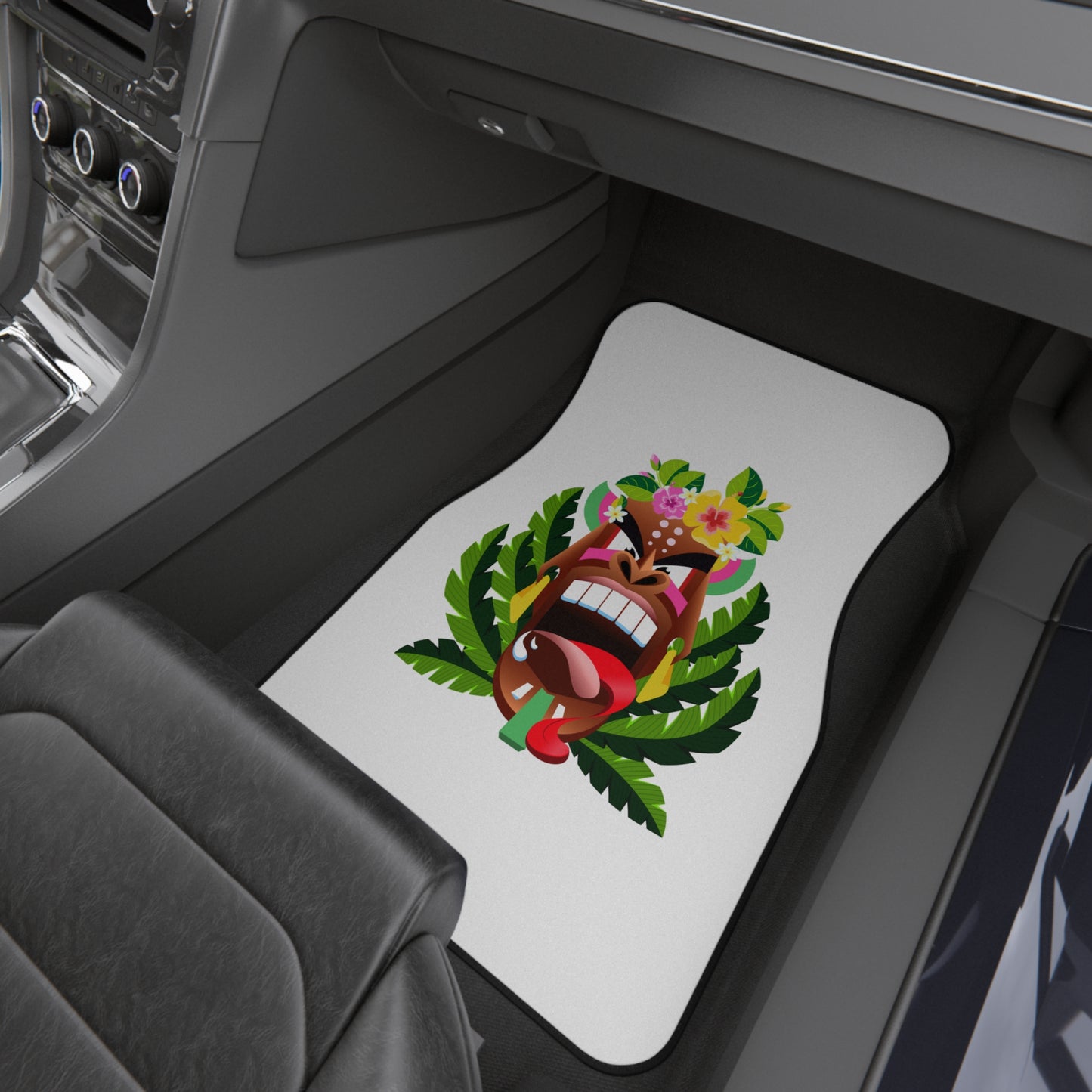 Tropical Tiki Boss Alelo Car Floor Mats - SET of 2