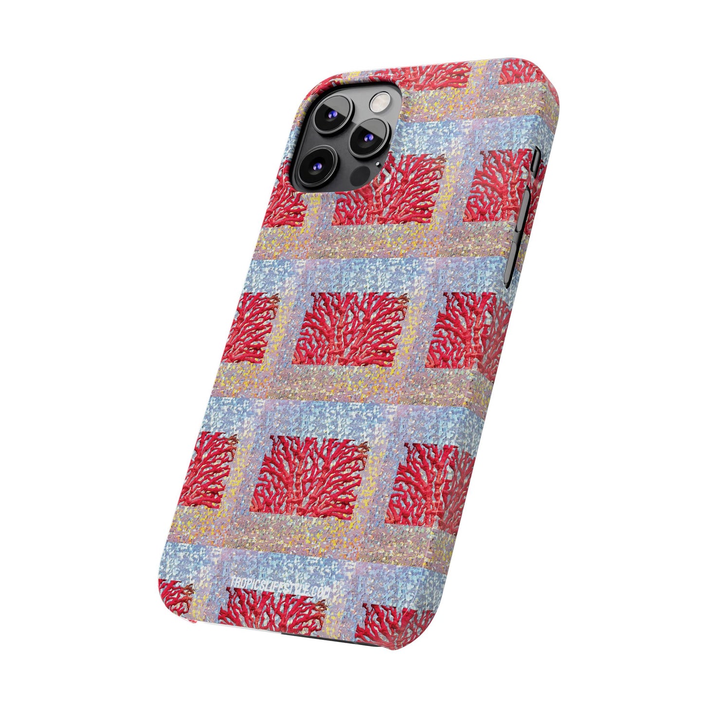 Slim Phone Cases - Disco Red Coral