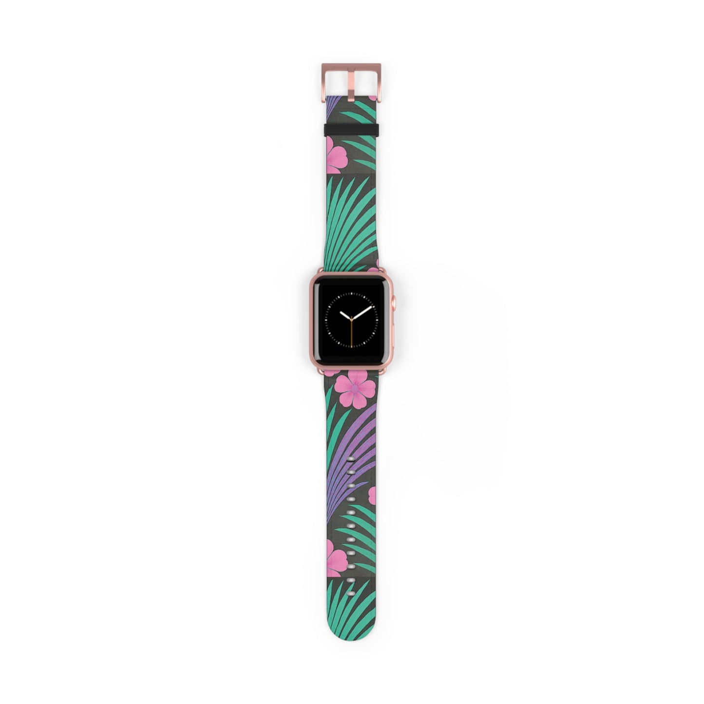 Apple Watch Band - Midnight Hibiscus Deco/Pink